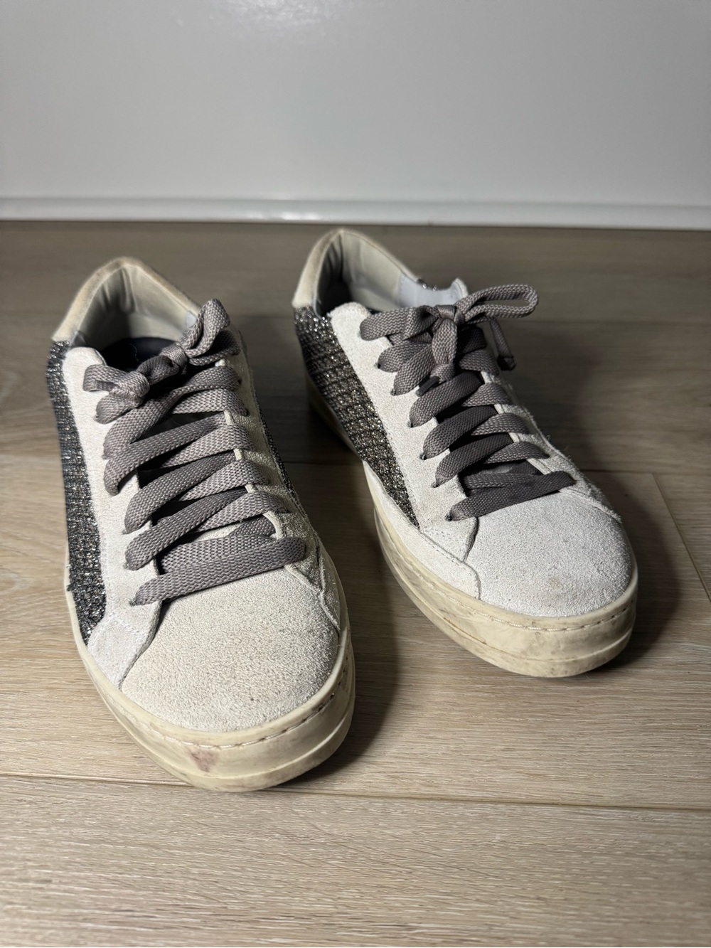 P448 Low-Top Suede Sneakers